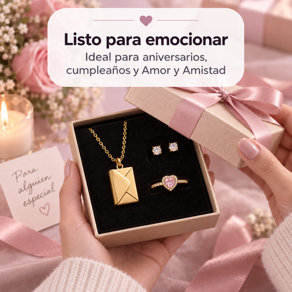 Set Secreto de Amor presentado en caja lista para regalar